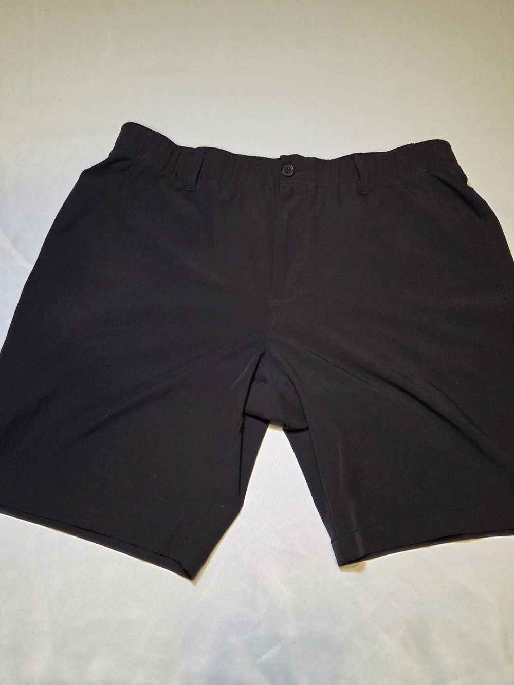 Under Armour Black Flat-Front Athletic Shorts
